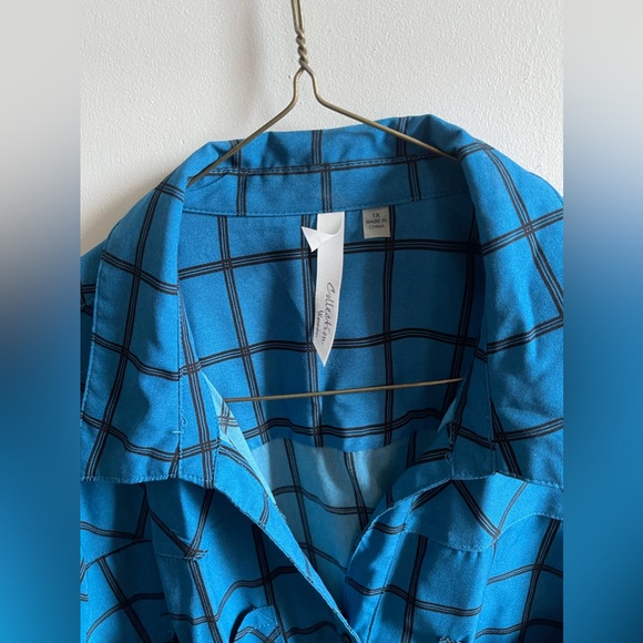 Bundle deal: One EUC & NWT.  2 NY Collection button up shirts. - Picture 5 of 15